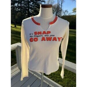 Y2K Outcast "If I Snap My Fingers.." Sassy Attitude Statement Graphic Tee